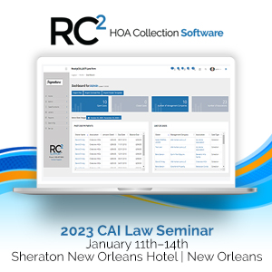 ReadyCOLLECT is a sponsor of the 2023 CAI Law Seminar in New Orleans