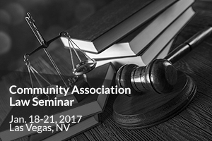 2017 Community Association Law Seminar