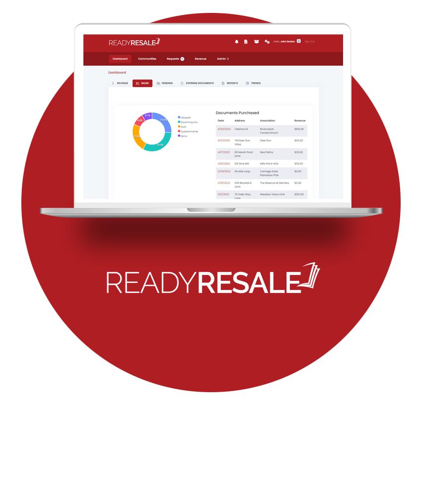 ReadyRESALE Resale Document Automation Software for Property Management Companies and Community Associations